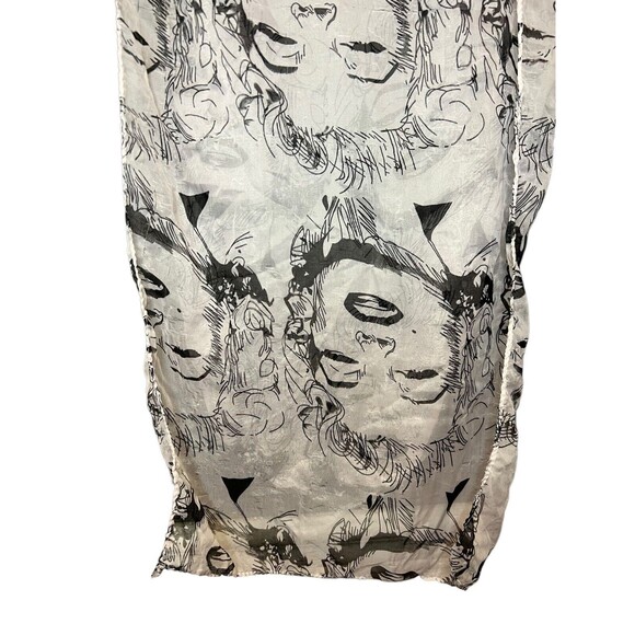 Marilyn Monroe Silk Sheer Potrait Scarf 18”x68” - Picture 5 of 6